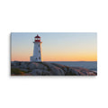 Professional lighthouse photography canvas print at sunset by Bill's Photo Shop
