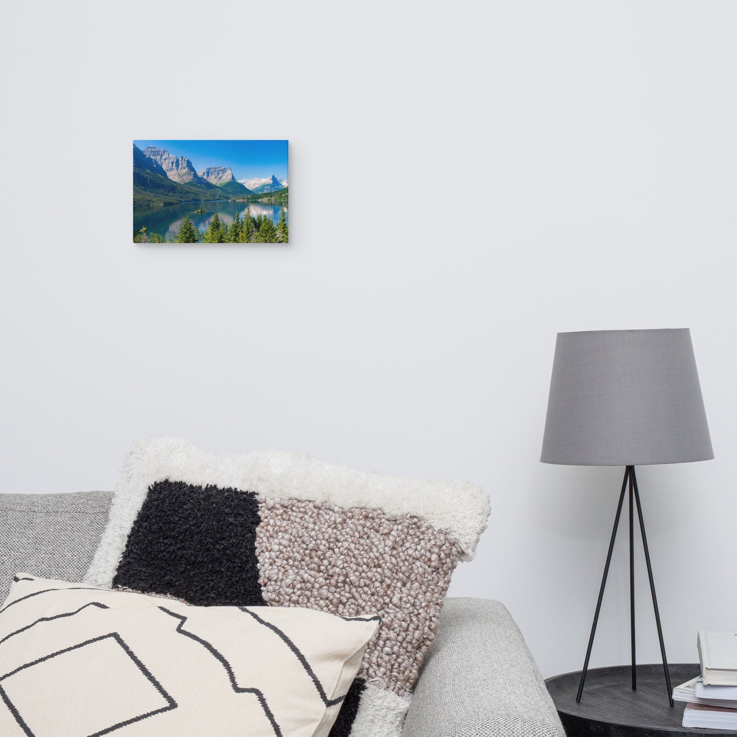 Alpine Mirror – St. Mary Lake Canvas Wall Art