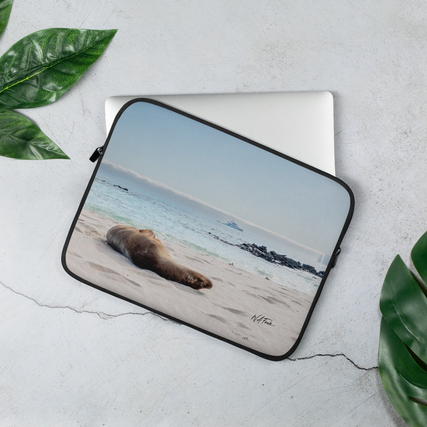 Island Dreams – Galapagos Sea Lion Laptop Sleeve