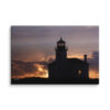 Bandon Sentinel – Coquille River Lighthouse Silhouette Canvas