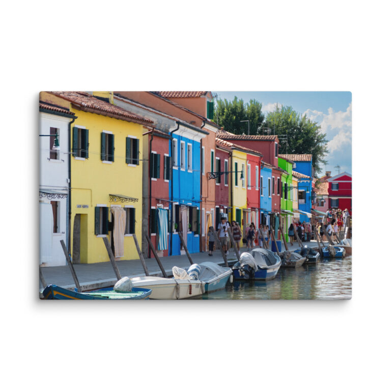 canvas-in-24x36-wall-6a8163ff9889d.jpg Burano Italy Canvas Print – Colorful Canal Houses Wall Art
